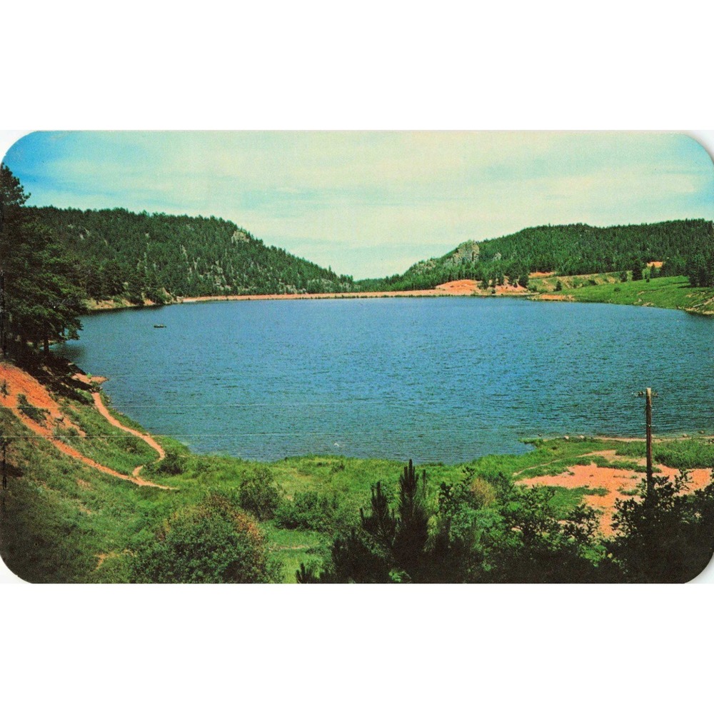 Vintage Lake Isabel Colorado Postcard Sanborn Souvenir Co 1976 Postmark VG
